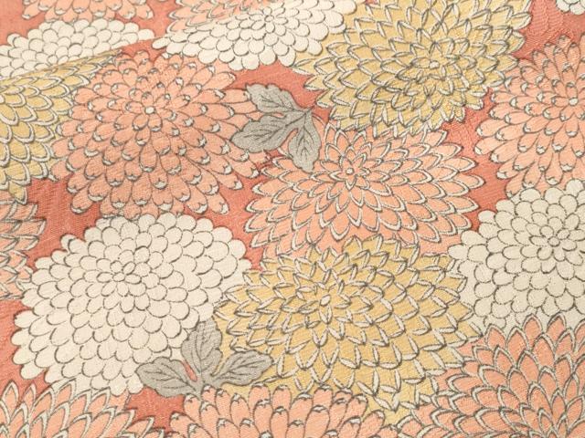 平和屋着物■上質な小紋　菊尽くし文　正絹　逸品　CABK3929ev