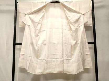 平和屋着物■長襦袢　無双仕立て　横段霞文　暈し染め　半衿刺繍　正絹　逸品　CABK3939ev