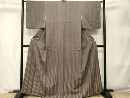平和屋着物■色留訪問着　扇面間道　正絹　逸品　CABK3944ev