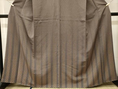 平和屋着物■色留訪問着　扇面間道　正絹　逸品　CABK3944ev