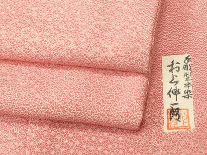 平和屋着物■江戸小紋　村上伸一郎　寄せ小紋柄　正絹　逸品　CABK3954ev