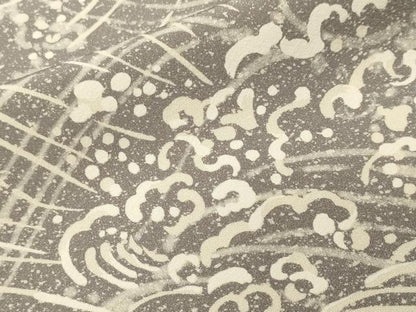 平和屋着物■訪問着　作家物　立波文　大丸扱い　正絹　逸品　CABK3958ev