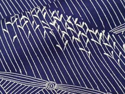 平和屋着物■訪問着　刺繍　草木文　正絹　逸品　CABK4016ev