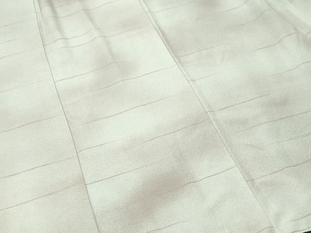 平和屋着物■上質な小紋　横段霞文　正絹　逸品　CABK4023ev
