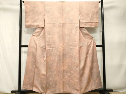 平和屋着物■二代目清次郎　手描き　小紋　霰霞文　暈し染め　正絹　逸品　CABK4029ev