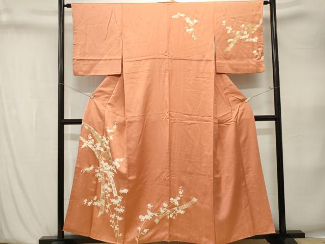 平和屋着物■訪問着　駒刺繍　鬘帯枝万寿菊　金彩　正絹　逸品　CABK4033ev