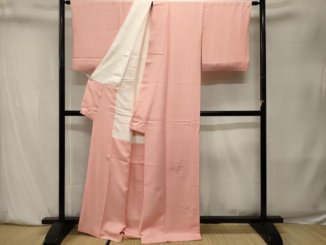 平和屋着物■中国三大刺繍　スワトウ刺繍　総刺繍　訪問着　草花文　正絹　逸品　CABK4038ev