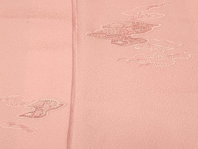 平和屋着物■中国三大刺繍　スワトウ刺繍　総刺繍　訪問着　草花文　正絹　逸品　CABK4038ev