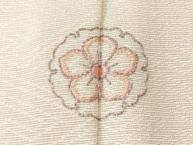 平和屋着物■中国三大刺繍　相良刺繍　訪問着　遠山草花文　正絹　逸品　CABK4040ev