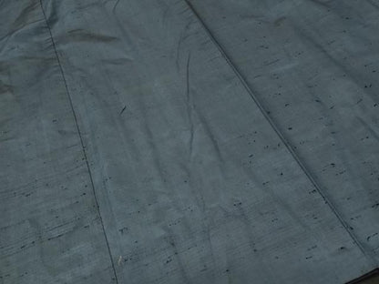 平和屋着物■男性　紬　錆鼠色　正絹　逸品　CABK4041ev