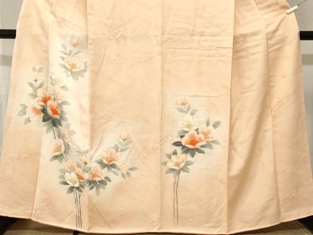 平和屋着物■訪問着　枝花文　暈し染め　金彩　正絹　逸品　CABK4052ev