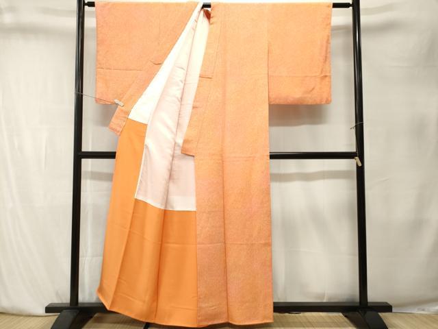平和屋着物■上質な小紋　霰霞文　暈し染め　正絹　逸品　CABK4073ev