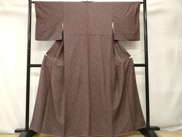 平和屋着物■江戸小紋　唐草飛鳥文　正絹　逸品　CABK4081ev