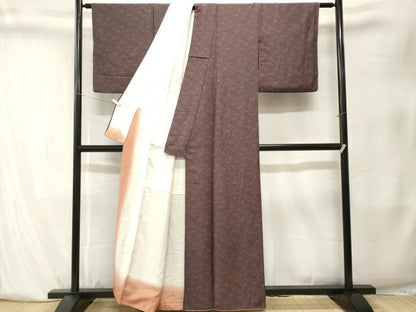 平和屋着物■江戸小紋　唐草飛鳥文　正絹　逸品　CABK4081ev