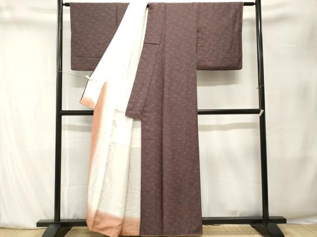 平和屋着物■江戸小紋　唐草飛鳥文　正絹　逸品　CABK4081ev