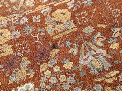 平和屋着物■訪問着　切嵌草花文　鬼しぼ縮緬　ますいわ屋扱い　正絹　逸品　CABK4125ev