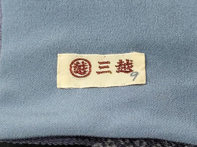 平和屋着物■上質な小紋　市松鹿の子舞花間道　金彩　鬼しぼ縮緬　三越扱い　正絹　逸品　CABK4134ev