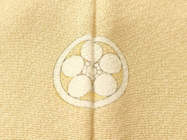 平和屋着物■豪華色留袖　作家物　刺繍　地紙飛鶴花文　暈し染め　金銀彩　正絹　逸品　CABK4144ev