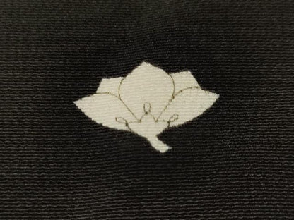 平和屋着物■豪華黒留袖　駒刺繍　エ霞花文　金彩　正絹　逸品　CABK4155ev