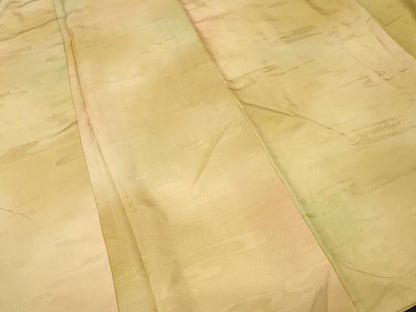 平和屋着物■上質な小紋　霞流水文　暈し染め　正絹　逸品　CABK4165ev