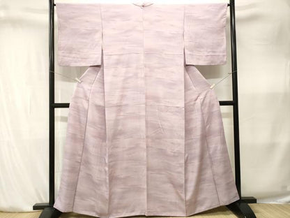 平和屋着物■上質な小紋　霞文　暈し染め　正絹　逸品　CABK4166ev