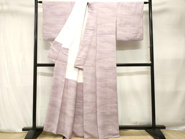 平和屋着物■上質な小紋　霞文　暈し染め　正絹　逸品　CABK4166ev