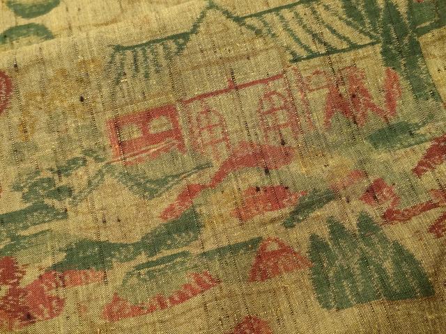 平和屋着物■上質な紬　御所解文　正絹　逸品　CABK4176ev