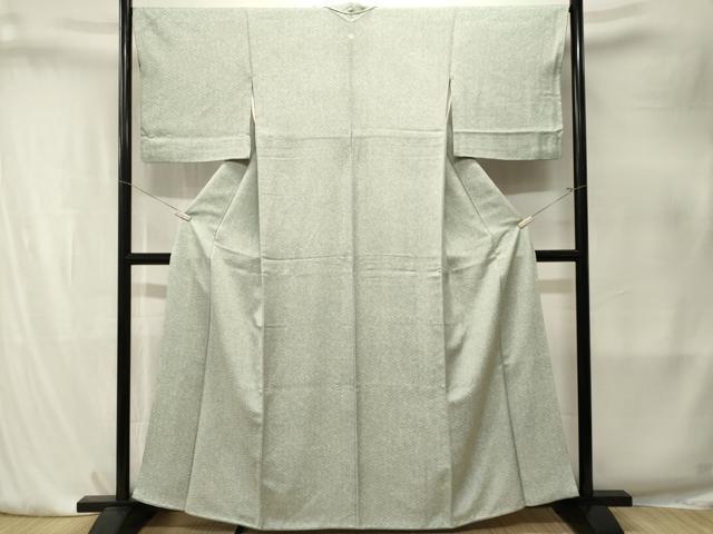 平和屋着物■上質な小紋　霞檜垣文　正絹　逸品　CABK4179ev