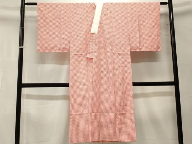 平和屋着物■長襦袢　無双仕立て　鹿の子文様　洗える着物　CABK4195ev