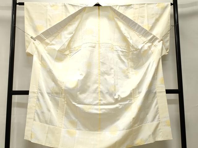 平和屋着物■長襦袢　無双仕立て　流水菊地紋　暈し染め　洗える着物　CABK4205ev