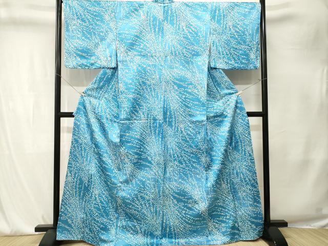 平和屋着物■小紋　枝花文　洗える着物　CABK4206ev