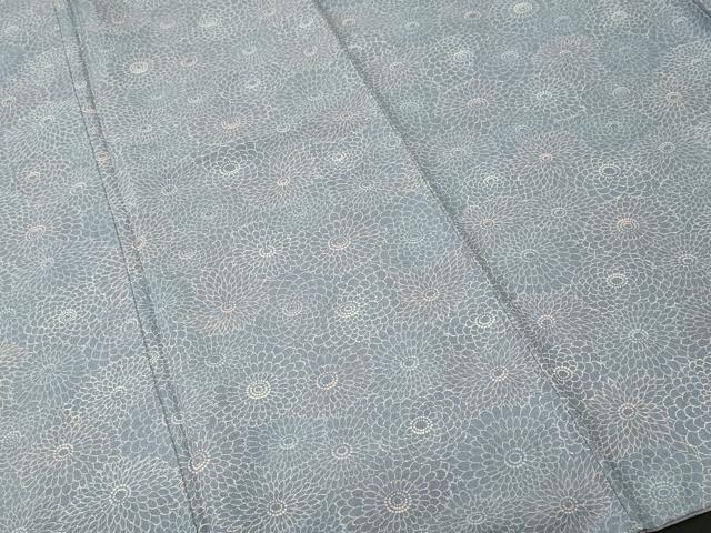 平和屋着物■上質な小紋　菊尽くし　正絹　逸品　CABK4209ev