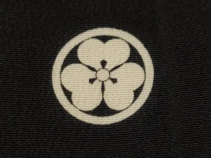 平和屋着物■豪華黒留袖　駒刺繍　雲取り吉祥花唐草文　正絹　逸品　CABK4218ev