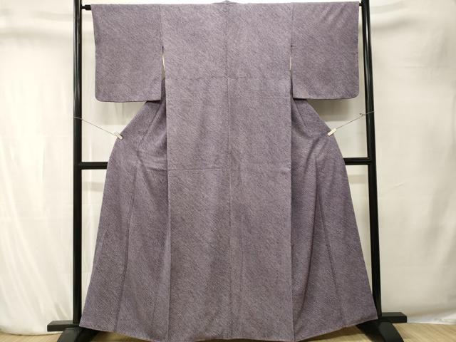 平和屋着物■大変加工の良い総絞り小紋　正絹　逸品　CABK4221ev
