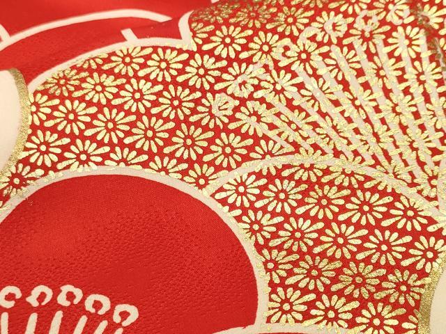 平和屋着物■豪華振袖　駒刺繍　梅尽くし　金彩　正絹　逸品　CABK4224ev
