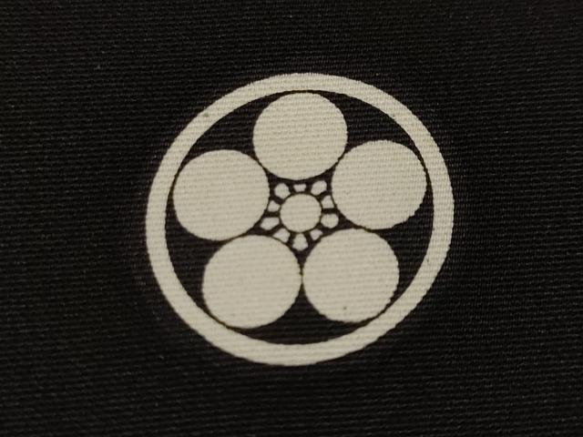 平和屋着物■豪華黒留袖　寿光織　樹林花文　金糸　正絹　逸品　CABK4228ev