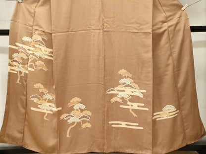 平和屋着物■訪問着　刺繍　エ霞枝松文　正絹　逸品　CABK4235ev
