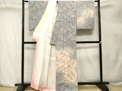 平和屋着物■訪問着　御所解文　暈し染め　鬼しぼ縮緬　正絹　逸品　CABK4237ev