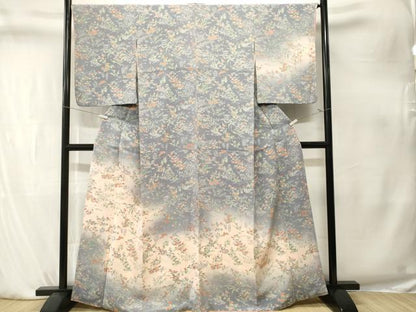 平和屋着物■訪問着　御所解文　暈し染め　鬼しぼ縮緬　正絹　逸品　CABK4237ev