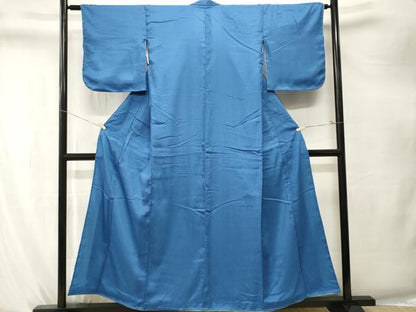 平和屋着物■色無地　ビーズ　草花文　舛花色　洗える着物　CABK4241ev