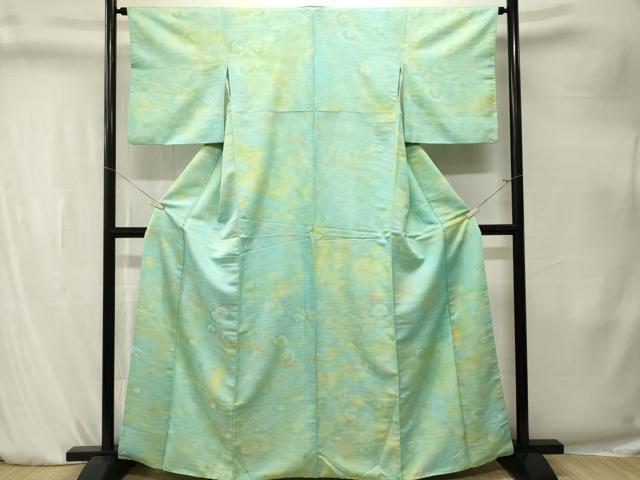 平和屋着物■小紋　霞文　吉祥地紋　暈し染め　小田急百貨店扱い　洗える着物　CABK4246ev