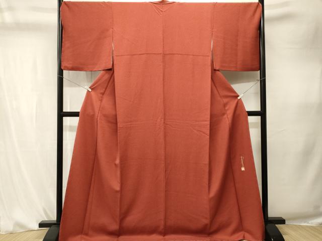 平和屋着物■本草木染作家　圓啓　江戸小紋　鮫小紋柄　ロング丈　正絹　逸品　CABK4274ev