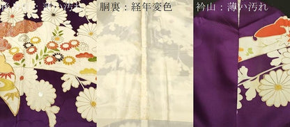 平和屋着物■豪華振袖　駒刺繍　雪芝几帳枝菊文　金銀彩　正絹　逸品　CABK4278ev