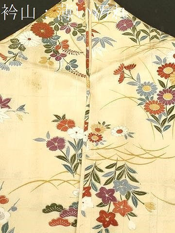 平和屋着物■上質な小紋　花車文　金彩　正絹　逸品　CABK4281ev