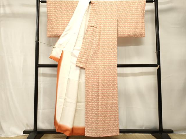 平和屋着物■上質な小紋　枝梅丸文　正絹　逸品　CABK4288ev