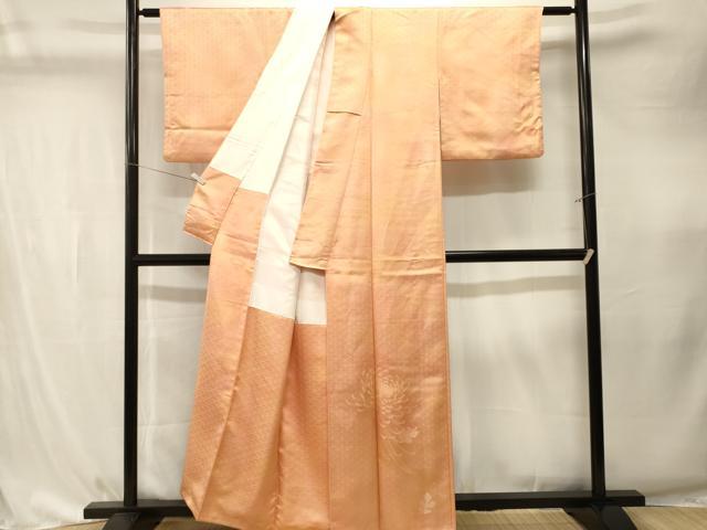 平和屋着物■色留訪問着　青海波霞文　乱菊地紋　暈し染め　正絹　逸品　CABK4289ev