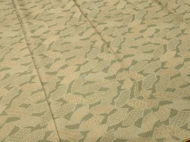 平和屋着物■上質な小紋　地紙吉祥文　伊勢丹扱い　正絹　逸品　CABK4296ev