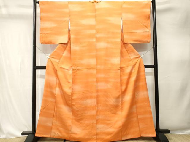 平和屋着物■上質な小紋　霞文　暈し染め　正絹　逸品　CABK4301ev
