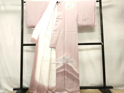 平和屋着物■訪問着　遠山風景文　暈し染め　正絹　逸品　CABK4303ev