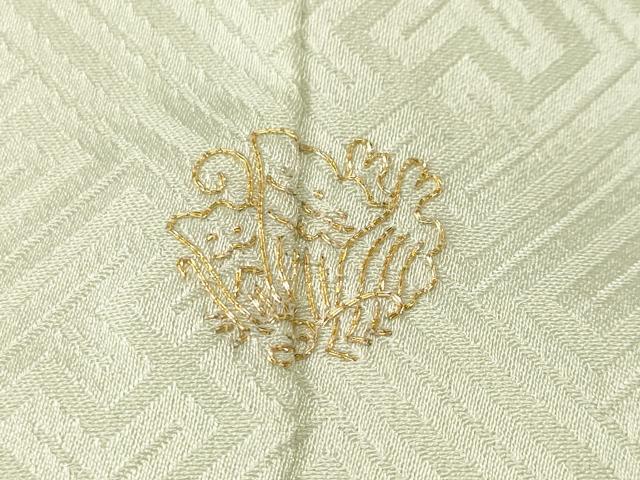 平和屋着物■訪問着　駒刺繍　枝花文　正絹　逸品　CABK4308ev